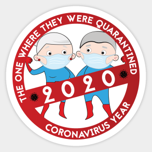 Seniors quarantine Sticker